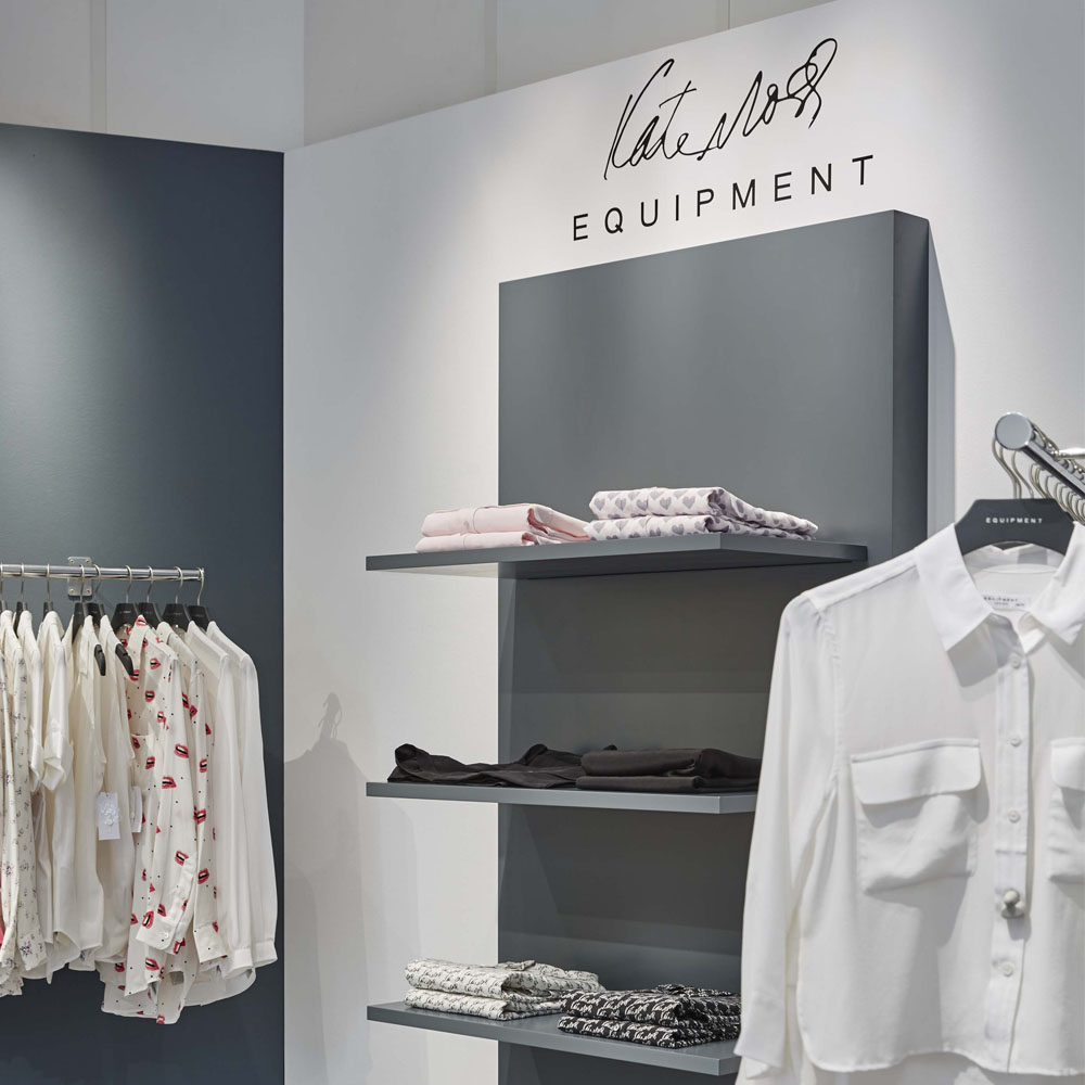 Santa Eulalia acoge la pop-up store de EQUIPMENT de Kate Moss | Barcelona Shopping City