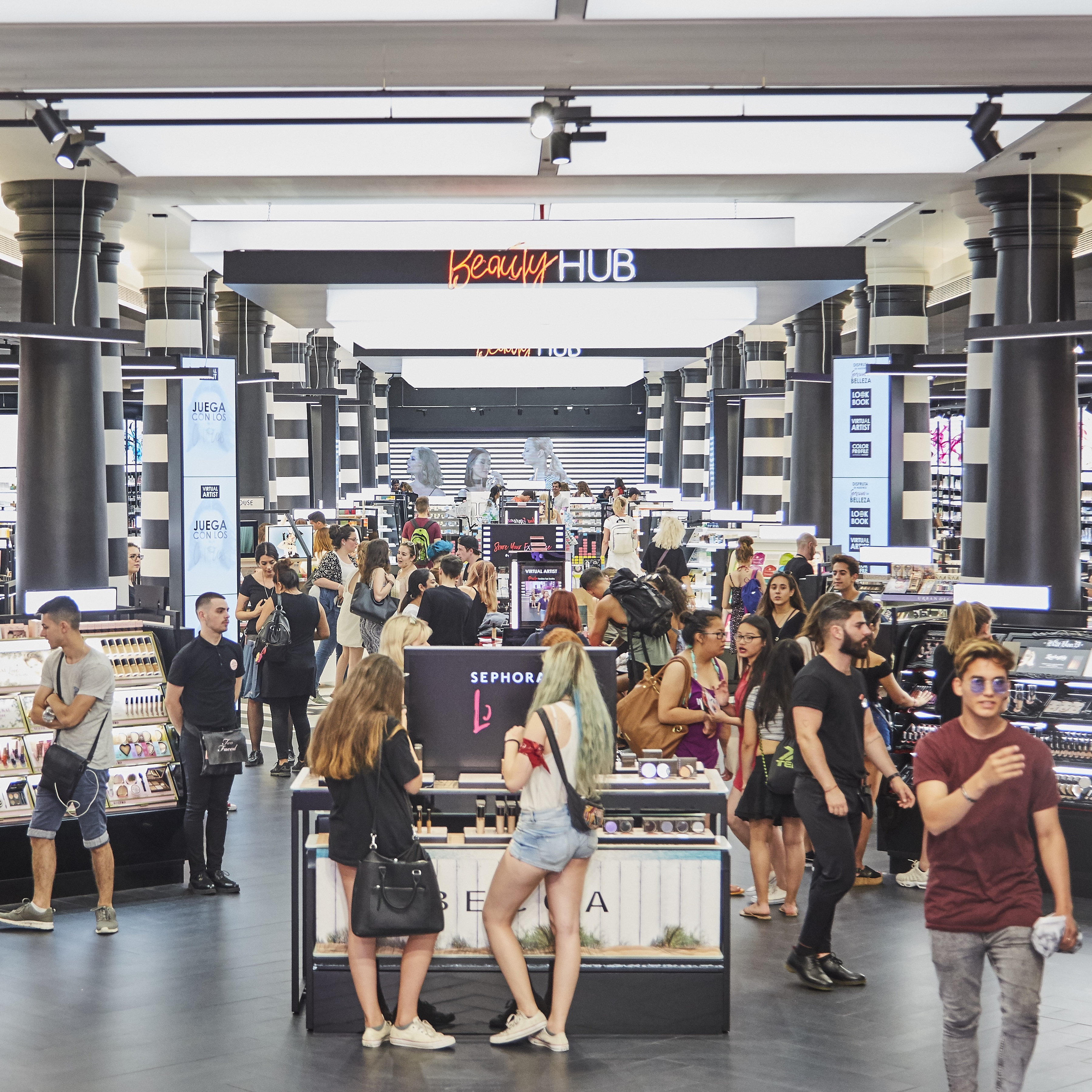 Expérience d’achat dans Sephora New Store Concept à El Triangle | Barcelona Shopping City