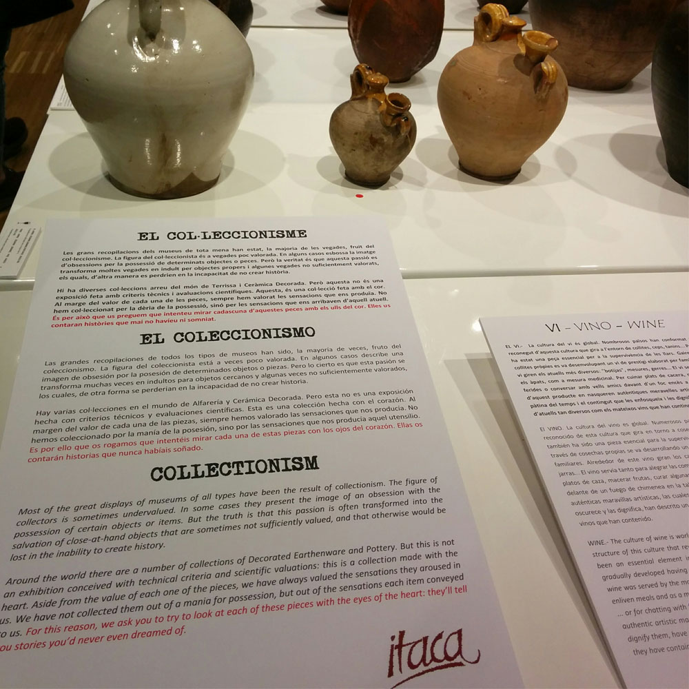 Itaca, 40 anys de passió per la ceràmica 40 anys de col·leccionisme | Barcelona Shopping City