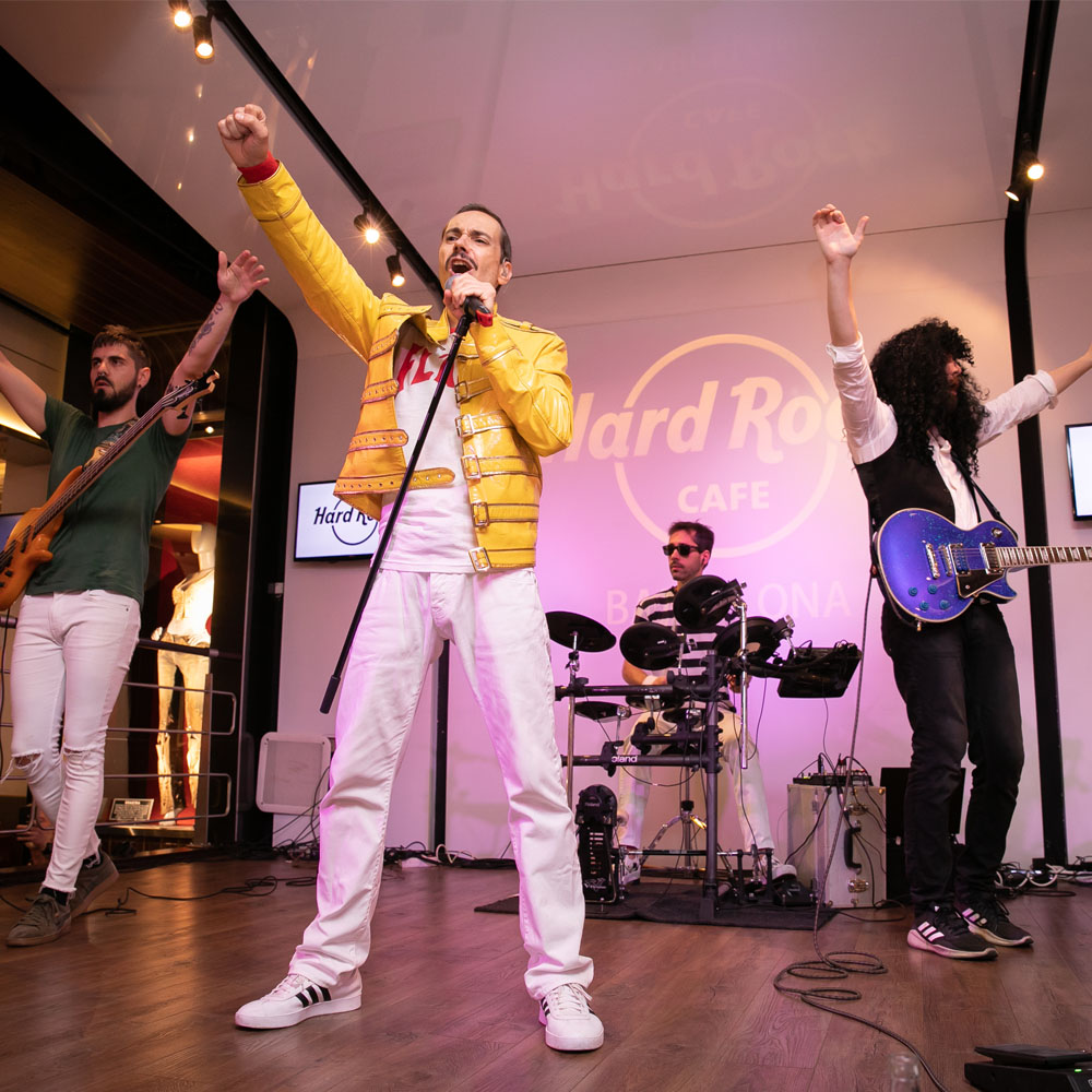 “Freddie For A Week”, une semaine d’activités solidaires au Hard Rock Cafe Barcelona | Barcelona Shopping City