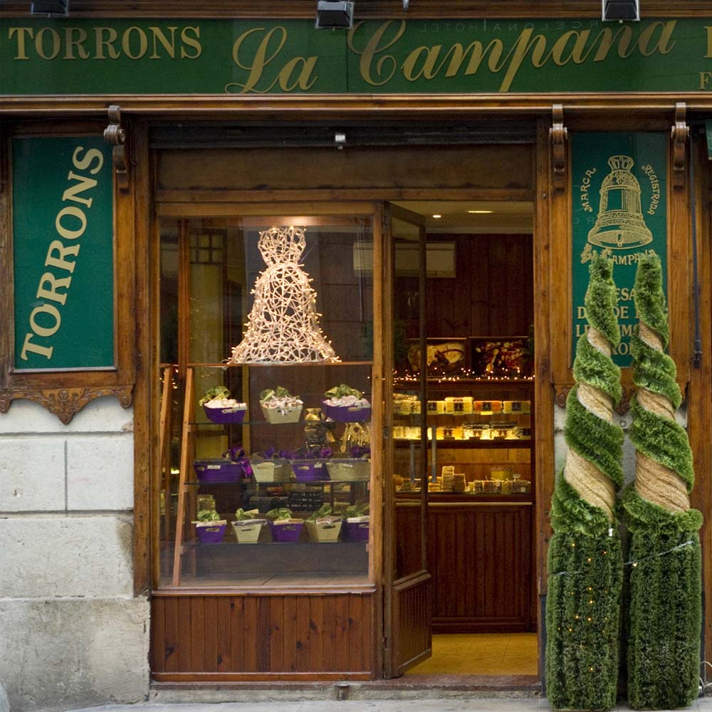 Turrones la Campana | Barcelona Shopping City | Magasins centenaires, Gourmet et épiceries